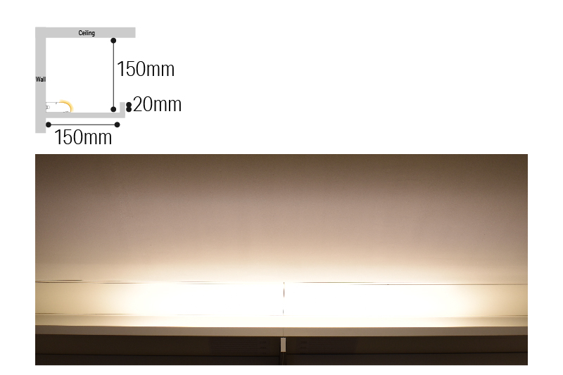 Luci SHIN Creide lens "With Palmet", "Without palmet" affect lighting appearance and glare control
