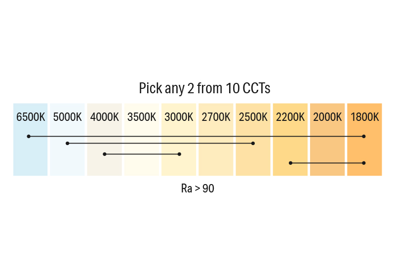 Luci SHIN Creide THOF Dual-CCT Tunable System