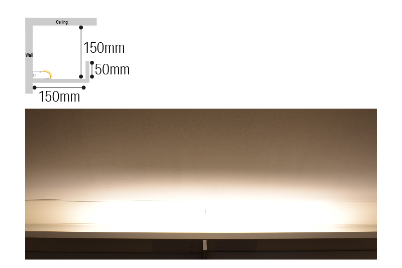 Luci SHIN Creide "With Palmet", "Without palmet" affect lighting appearance and glare control