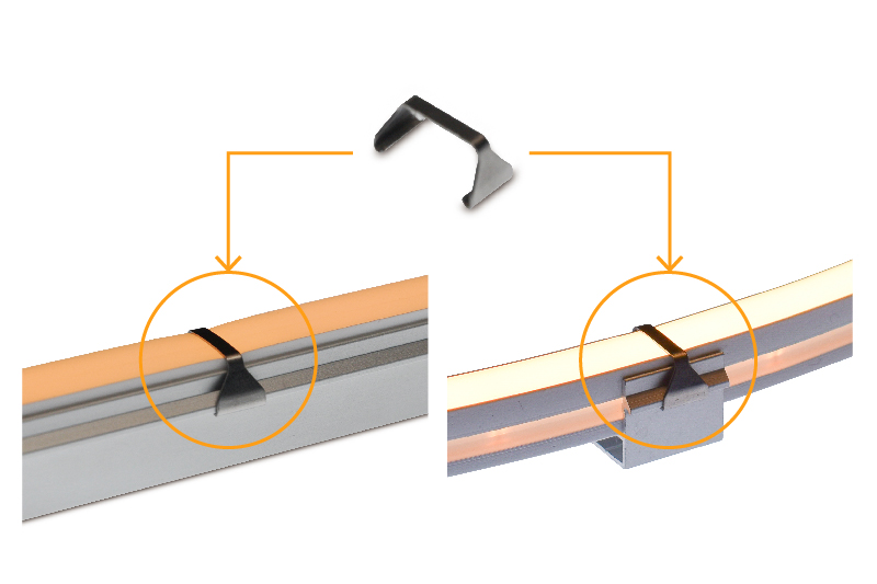 Luci SHIN UQ FLEX α mini IP67 Using SUS Hold Clips