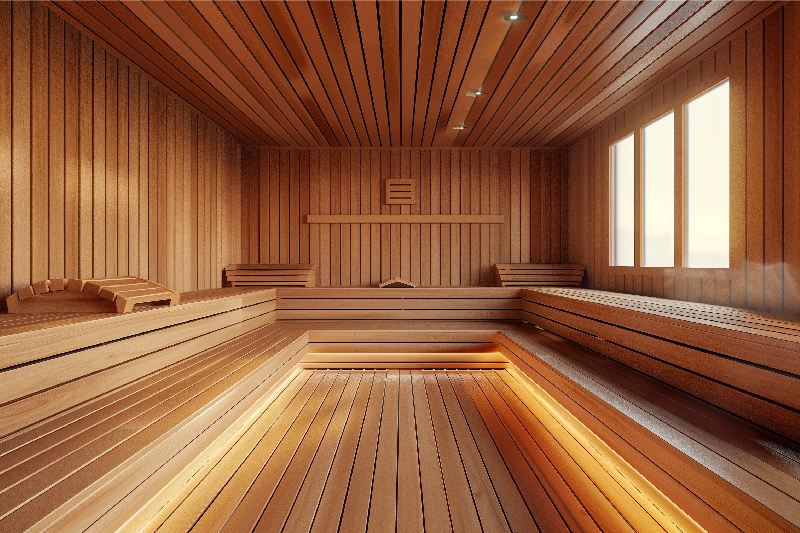 Luci UQ FLEX SAUNA Subtle Lighting for Relaxation and Privacy