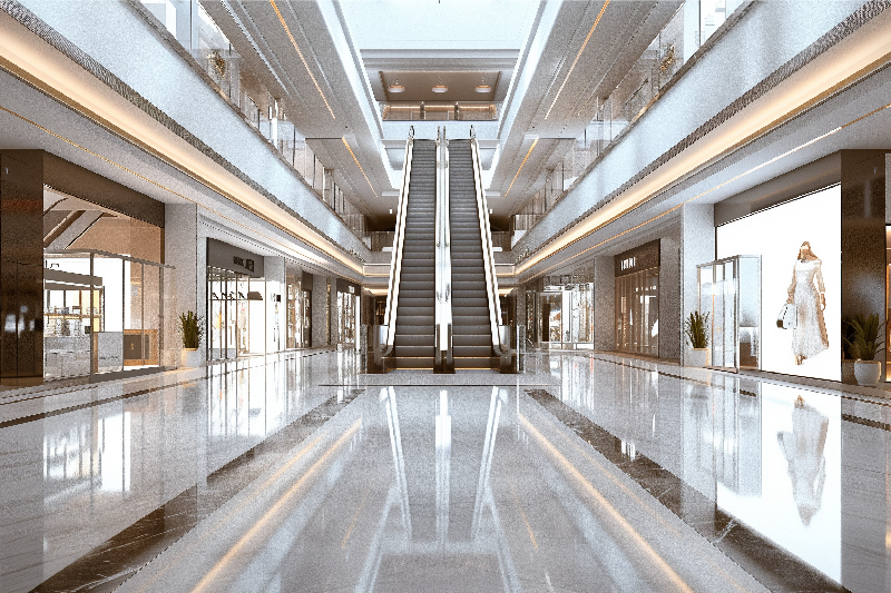 Luci SHIN UQ FLEX Indoor Lighting for Curved Lines in Bright Spaces