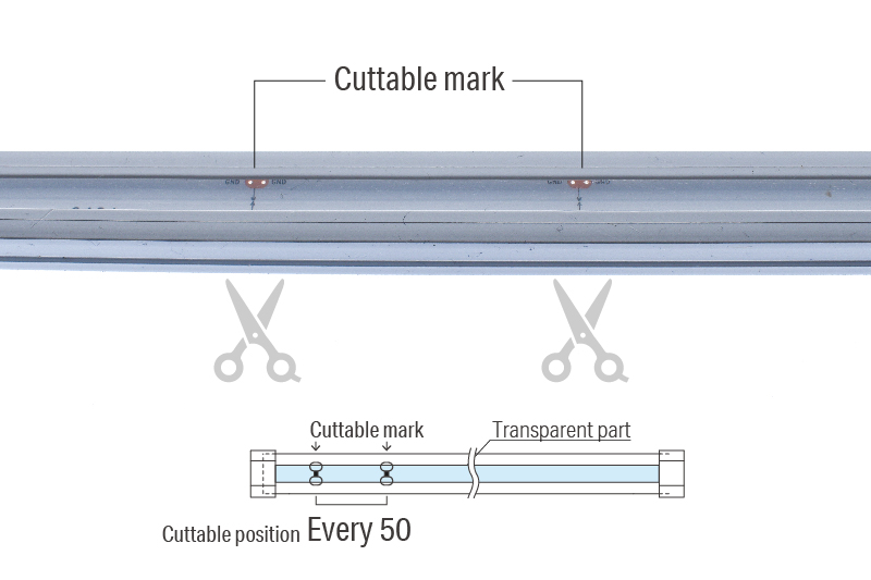 Luci SHIN UQ FLEX Indoor How to Cut the Luminaire
