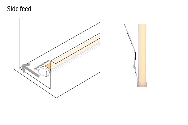 Luci SHIN UQ FLEX Indoor Cable Feed Directions and Usage Guidelines