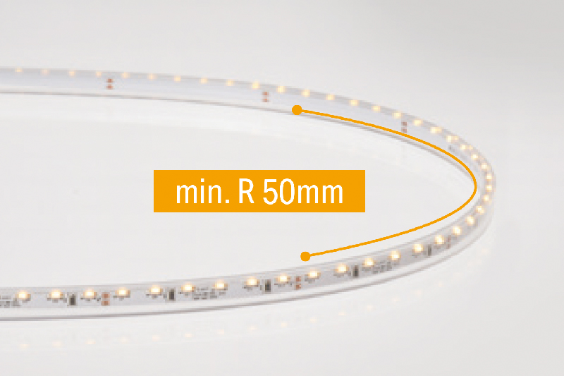 Luci FLEX α F Indoor Bend supported application