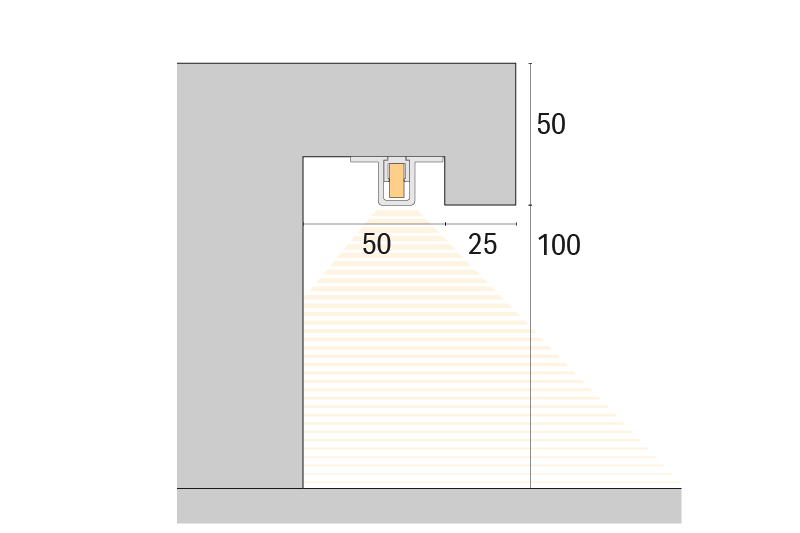 Luci FLEX α F IP65 Step light