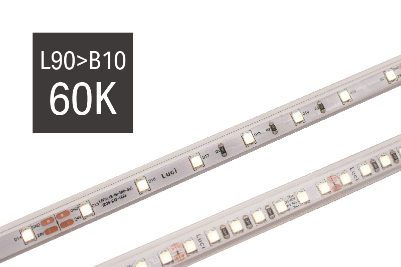 Luci SHIN FLEX IP65 Minimum Color shipt over the time