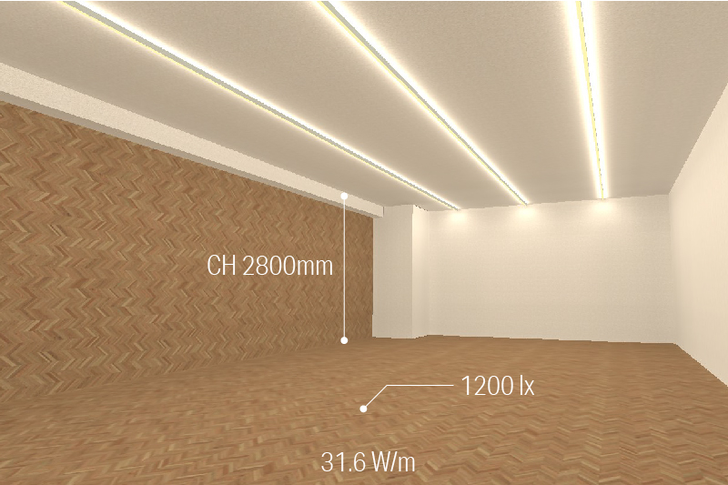 Luci SHIN RECTA Slim and sleek, with an elegant glow 