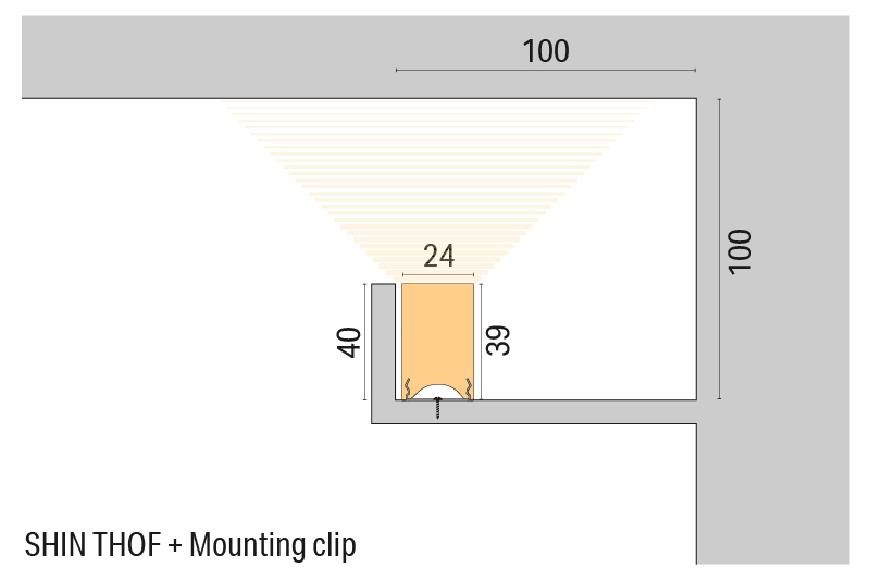 Luci SHIN THOF Ceiling cove