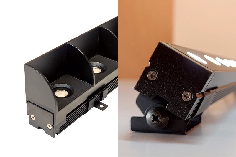 Luci Vivoxy Graze Enhanced Light Control with Optional Louvers and Adjustable Brackets