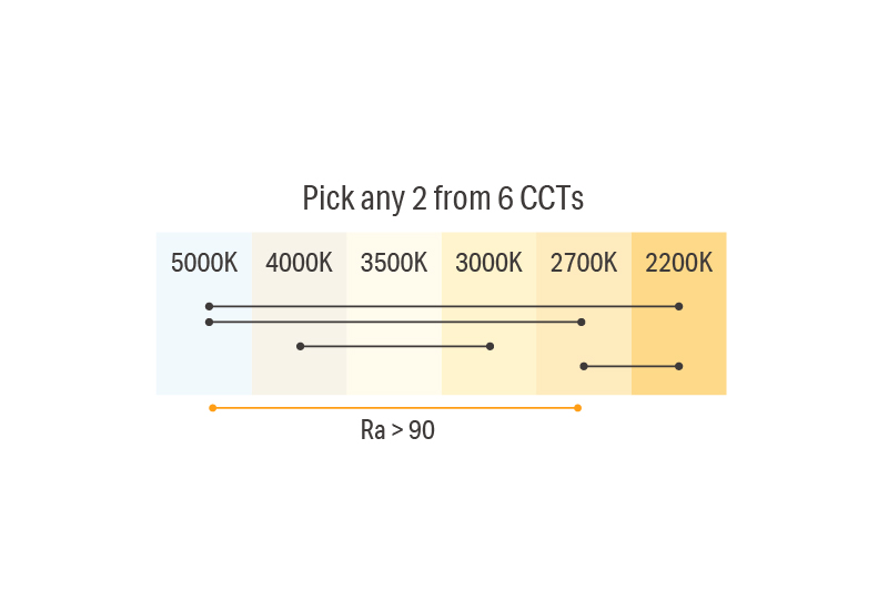 Luci Vivoxy Graze THOF Color Temperature
