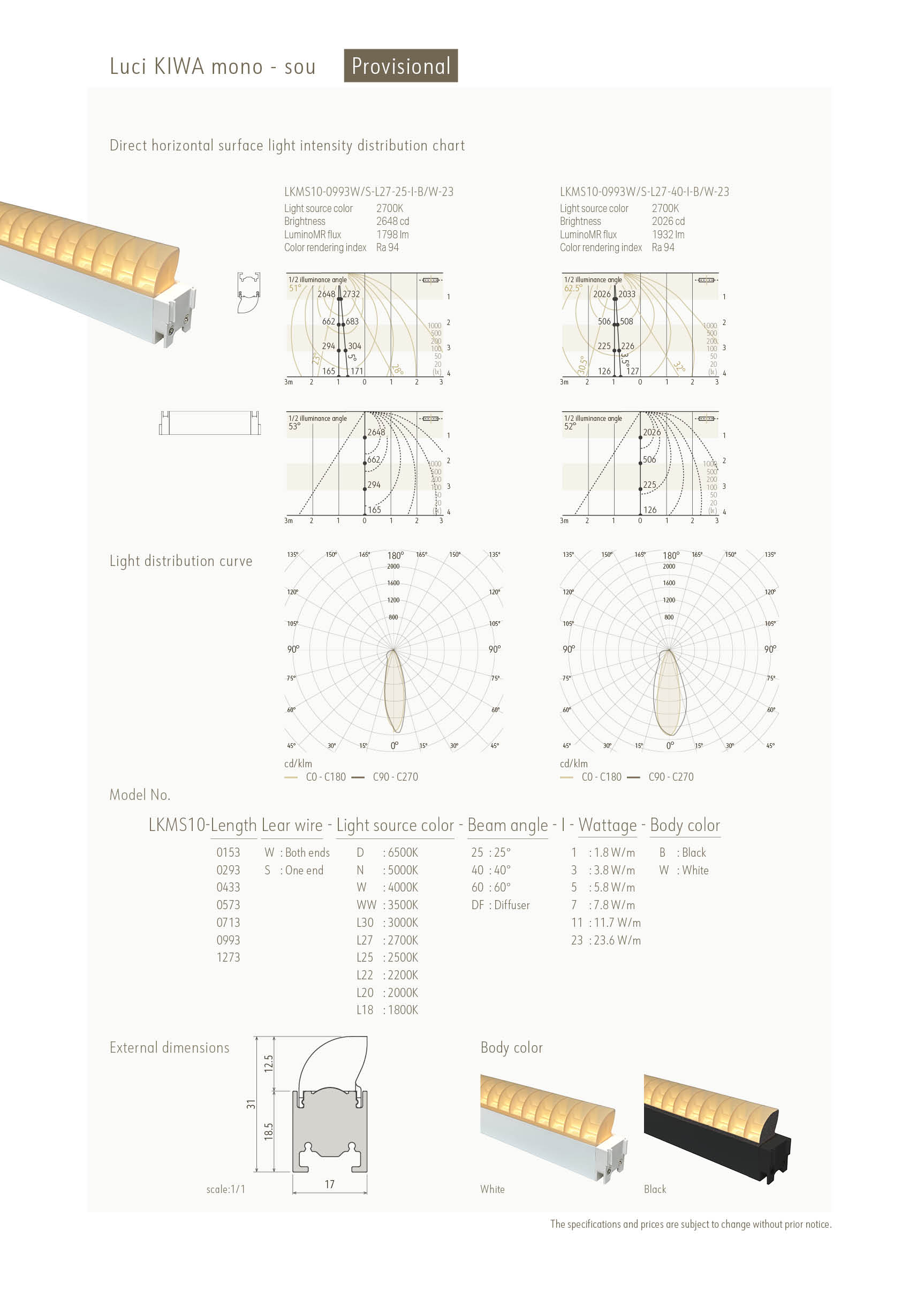 KIWA mono is an indirect lighting fixture engineered to maximize the texture and precision of light. Featuring Luci's unique and innovative optical design, it creates beautiful, glare-reducing lenses and subtle gradations, bringing a refined sense of luxury to any space.