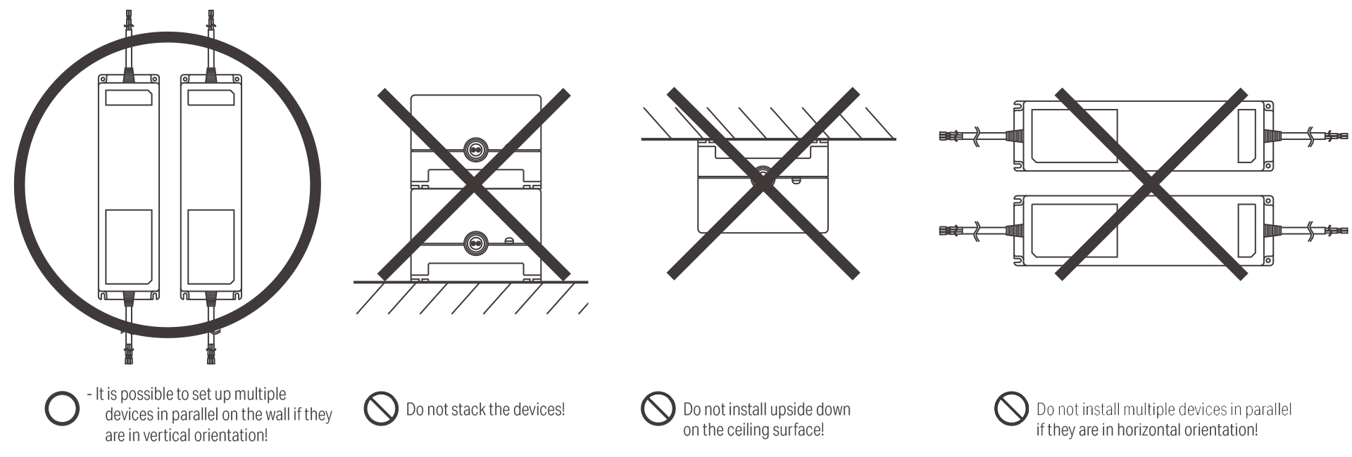 Installing two products side by side