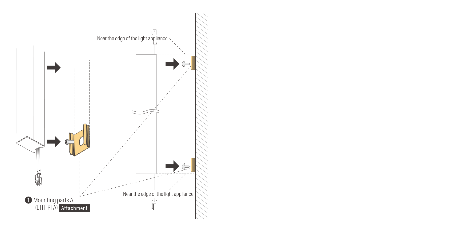 For vertical installation