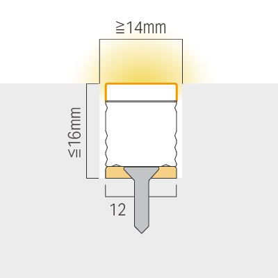 Recessed installation / Clip
