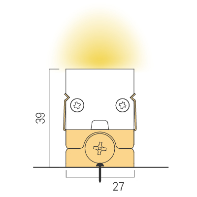 For variable angle installation