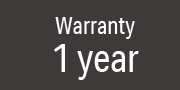 1 Year Warranty
