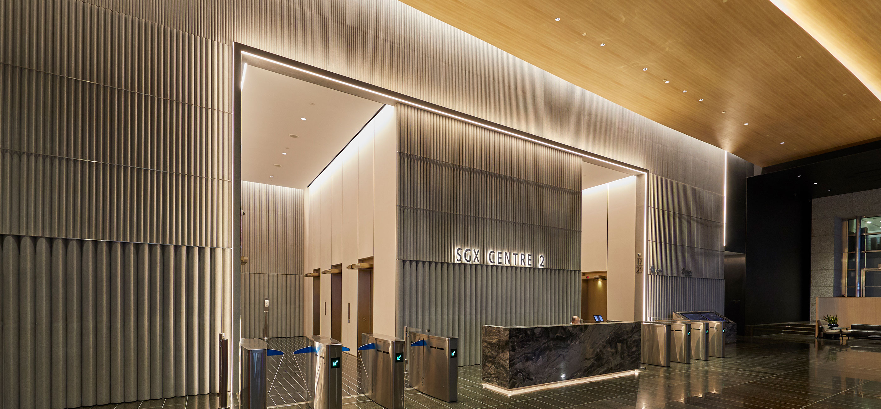 Lobbies at SGX Centre, Singapore