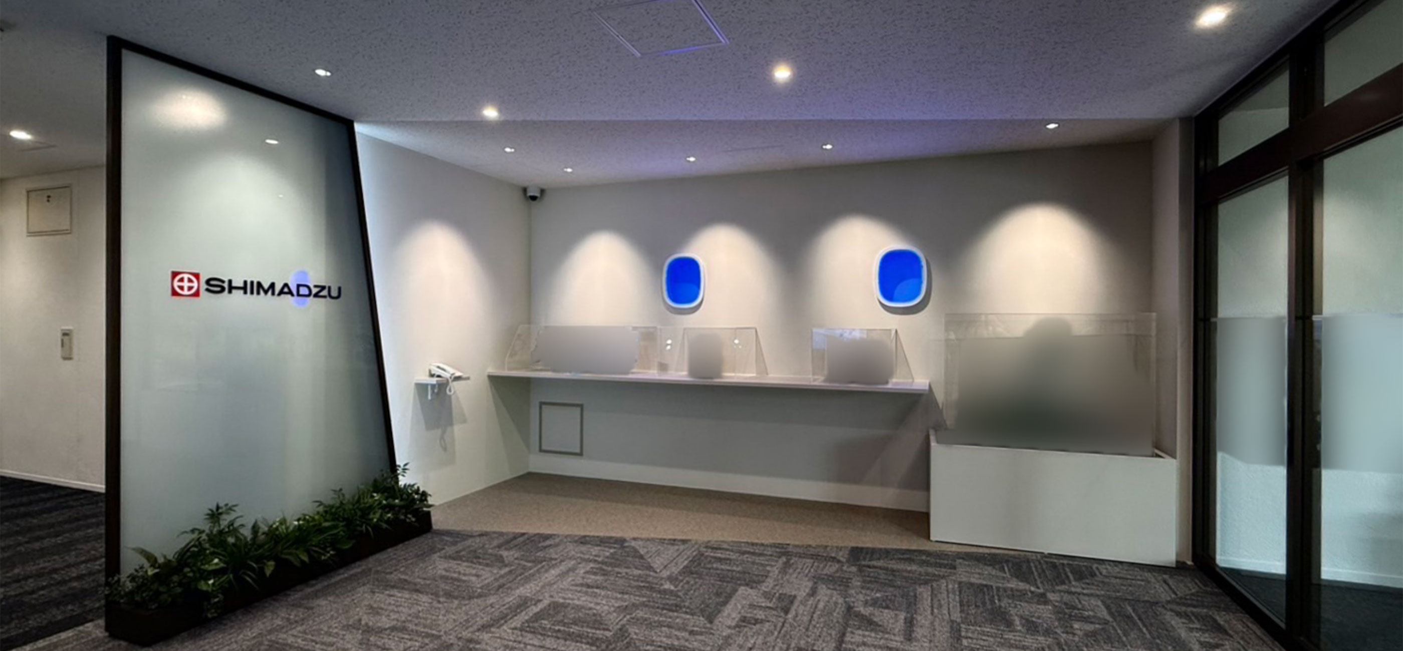 Shimadzu Corporation Aircraft Equipment Division Office Entrance