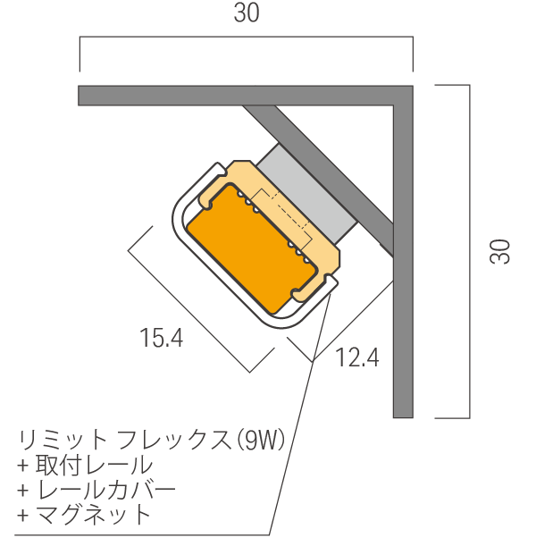 リミット フレックス 詳細設置寸法