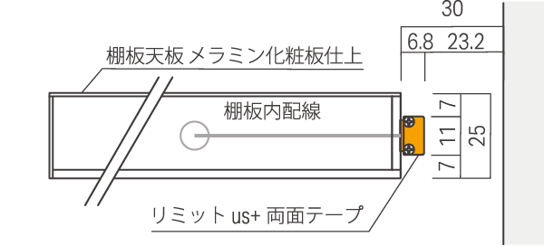 リミット us 詳細設置寸法