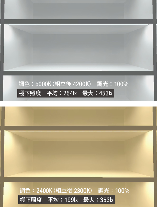 リミット フレックス トフ 光り方シミュレーション