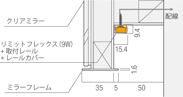 リミット フレックス 詳細設置寸法