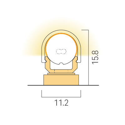 直線状/マグネット取付/レール