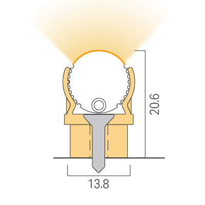 ビス留め／クリップ／灯具約10°ごと角度調整可／かさあげ