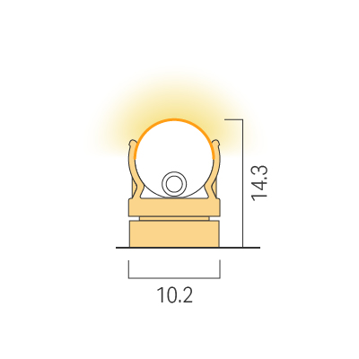Bottom fixing / Clip + Magnet