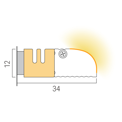 Standard installation direction / Clip + Magnet